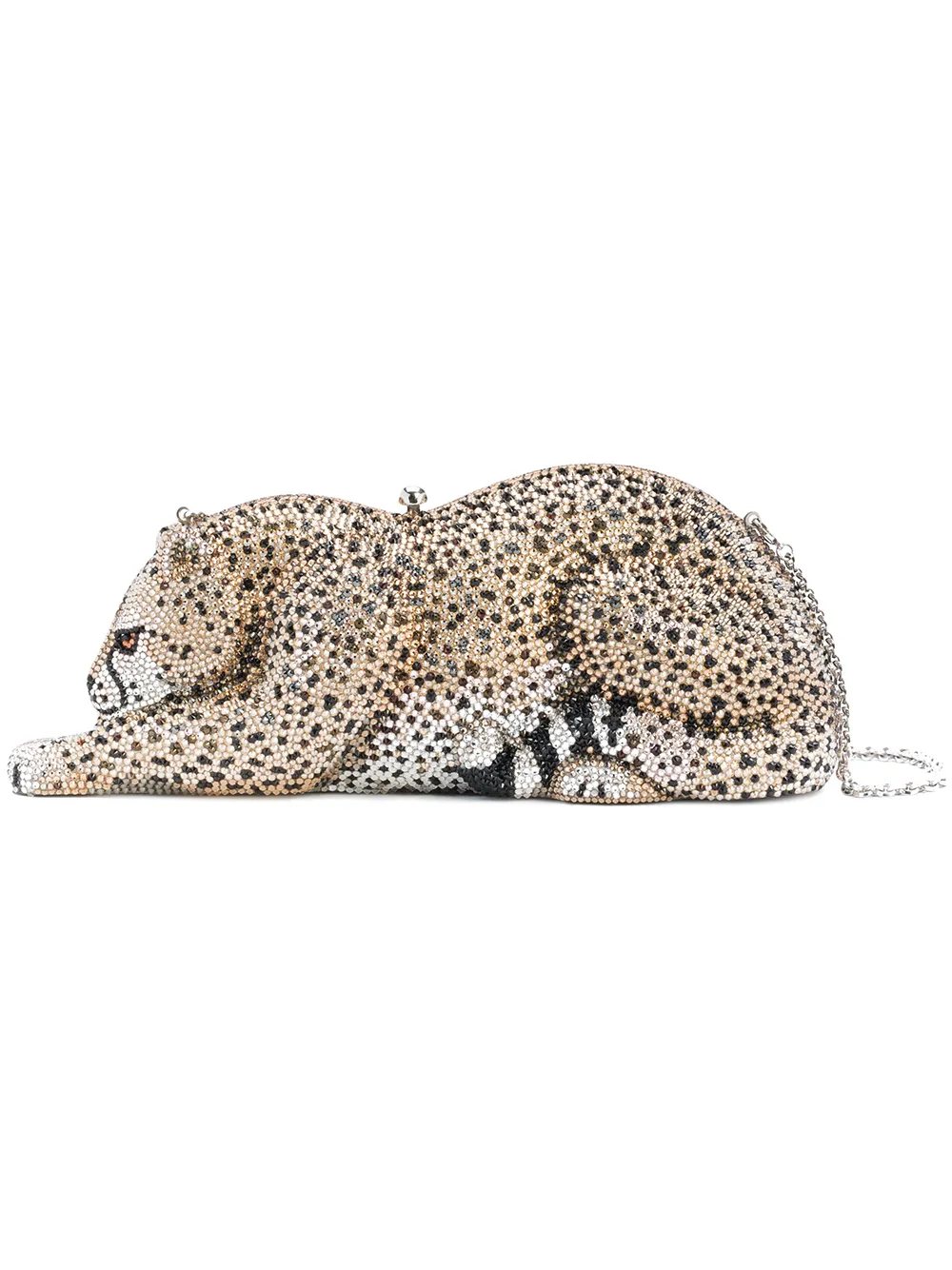 Judith Leiber Chiquita Wildcat bag - Effetto metallizzato