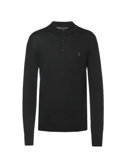 AllSaints Mode long-sleeved polo shirt