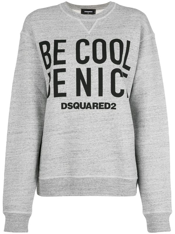 dsquared2 be cool be nice sweatshirt