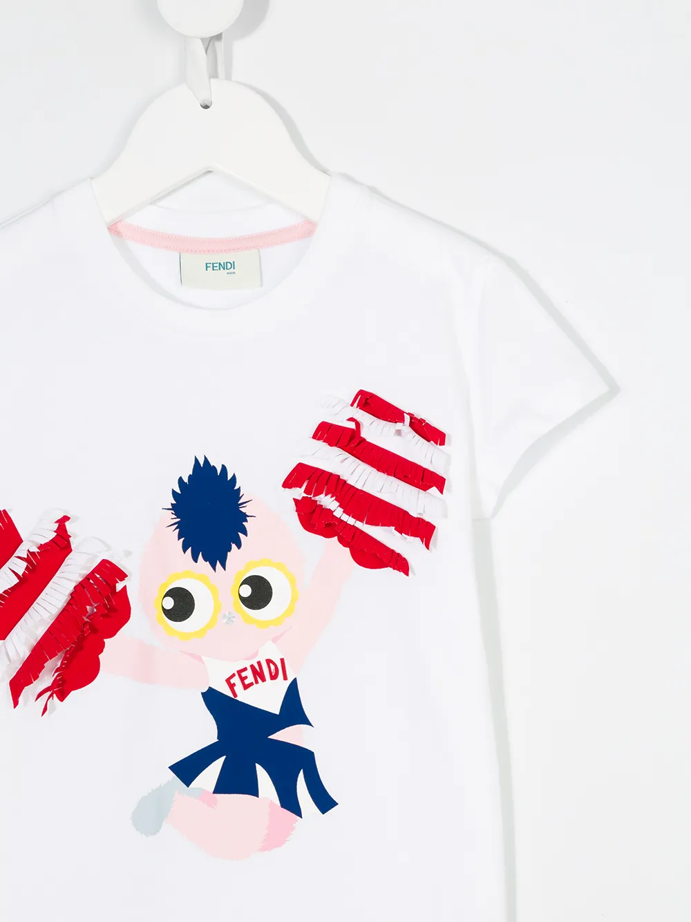 Fendi Kids Piro-Chen T-shirt Wit