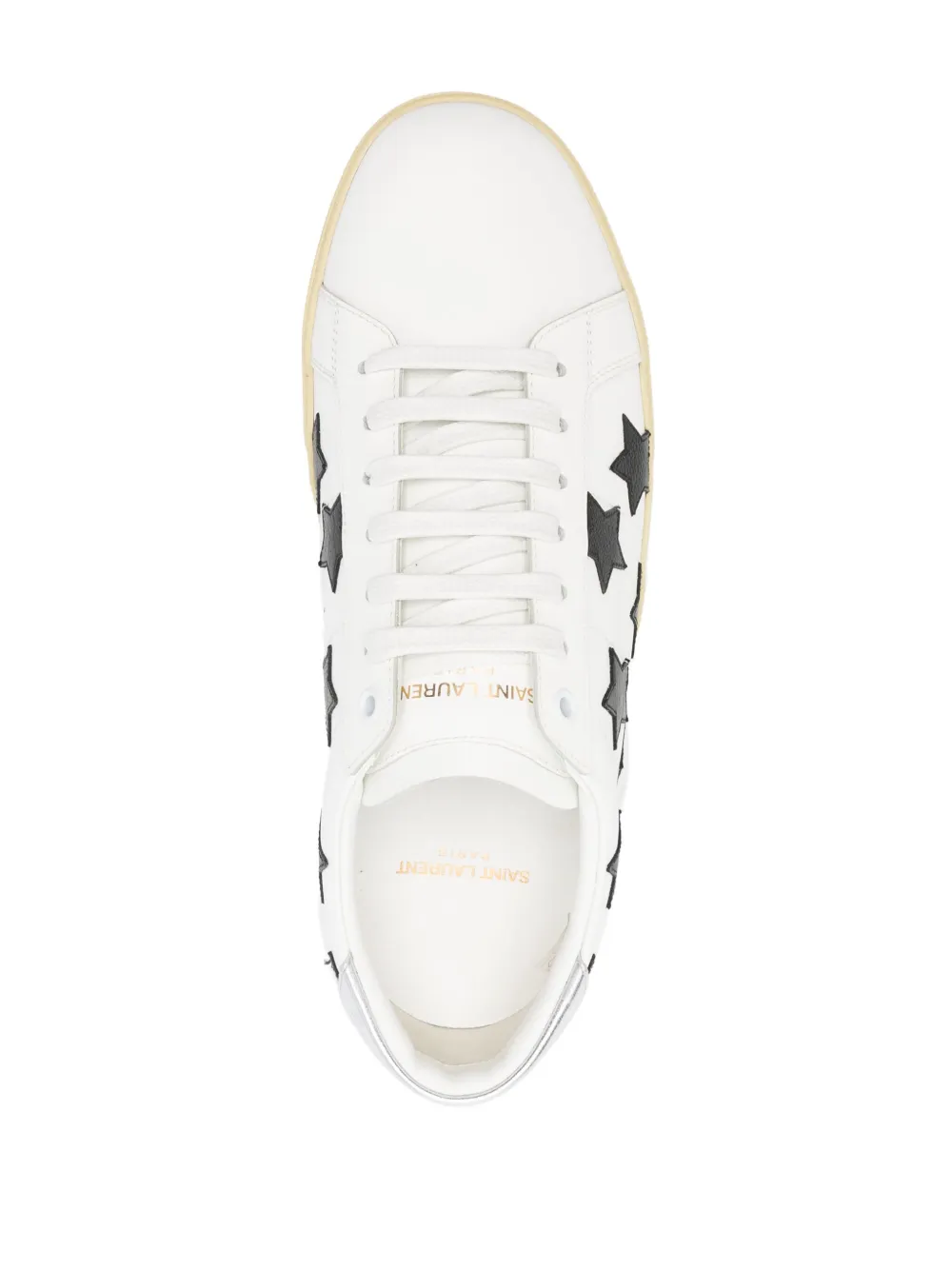 【関税＆送料込み】Saint Laurent Court Sl/06 Fabric Low-Top Court Classic SL/06 sneakers in white - Saint Laurent