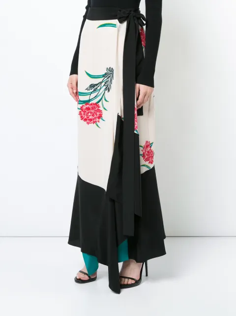 dvf wrap skirt