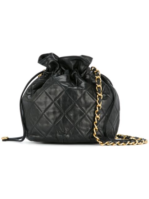 HOT SALE CHANEL quilted CC logo shoulder bag Women