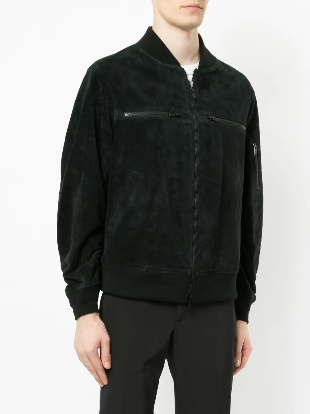 Undercover zip pocket bomber jacket Zwart