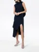 الصورة 2 من Roland Mouret تنورة بثنيات غير متساوية ميدي
