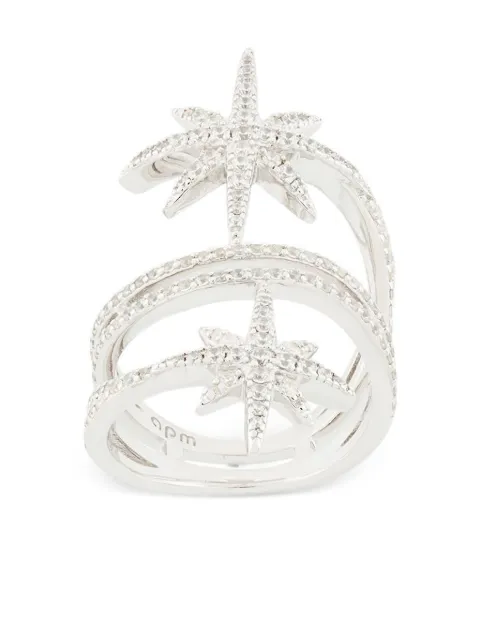 APM Monaco anillo Double Météorites 