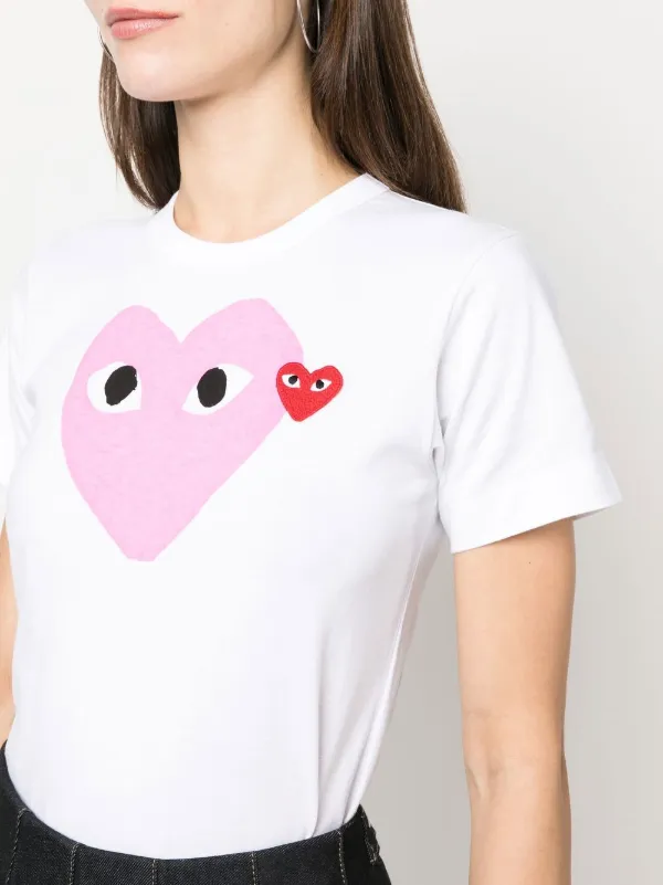 Comme Des Garçons Play ハートロゴ Tシャツ - Farfetch