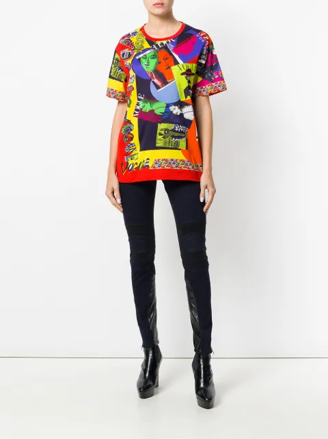 VERSACE VOGUE PRINT TRIBUTE T-SHIRT