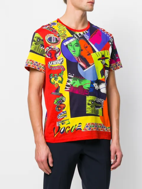 VERSACE VOGUE PRINT TRIBUTE T-SHIRT