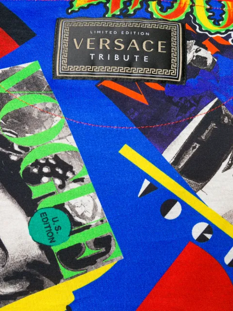 VERSACE VOGUE PRINT TRIBUTE T-SHIRT