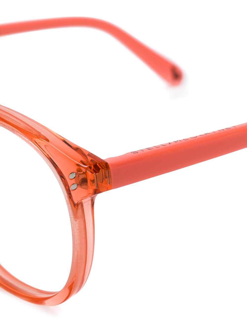 Stella McCartney Kids oval frame glasses - Geel