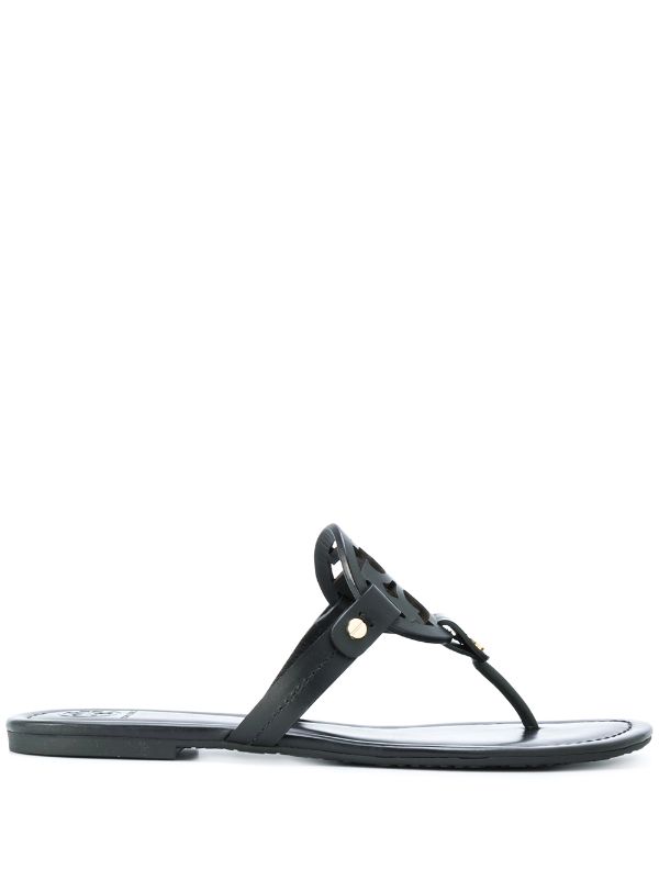 Tory burch hotsell miller sandals black