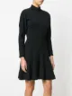 Versace Pre-Owned standing collar flared dress