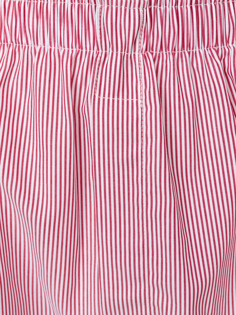 Sunspel striped boxer shorts Rood