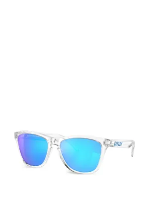 Oakley クリアフレーム サングラス | ホワイト | FARFETCH JP