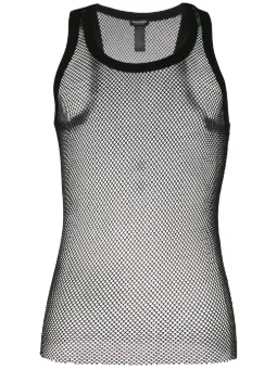 Dsquared2 Transparent Panel Tank Top For Women On Sale Dsquared2 Transparent Panel Tank Top For Women On Sale
