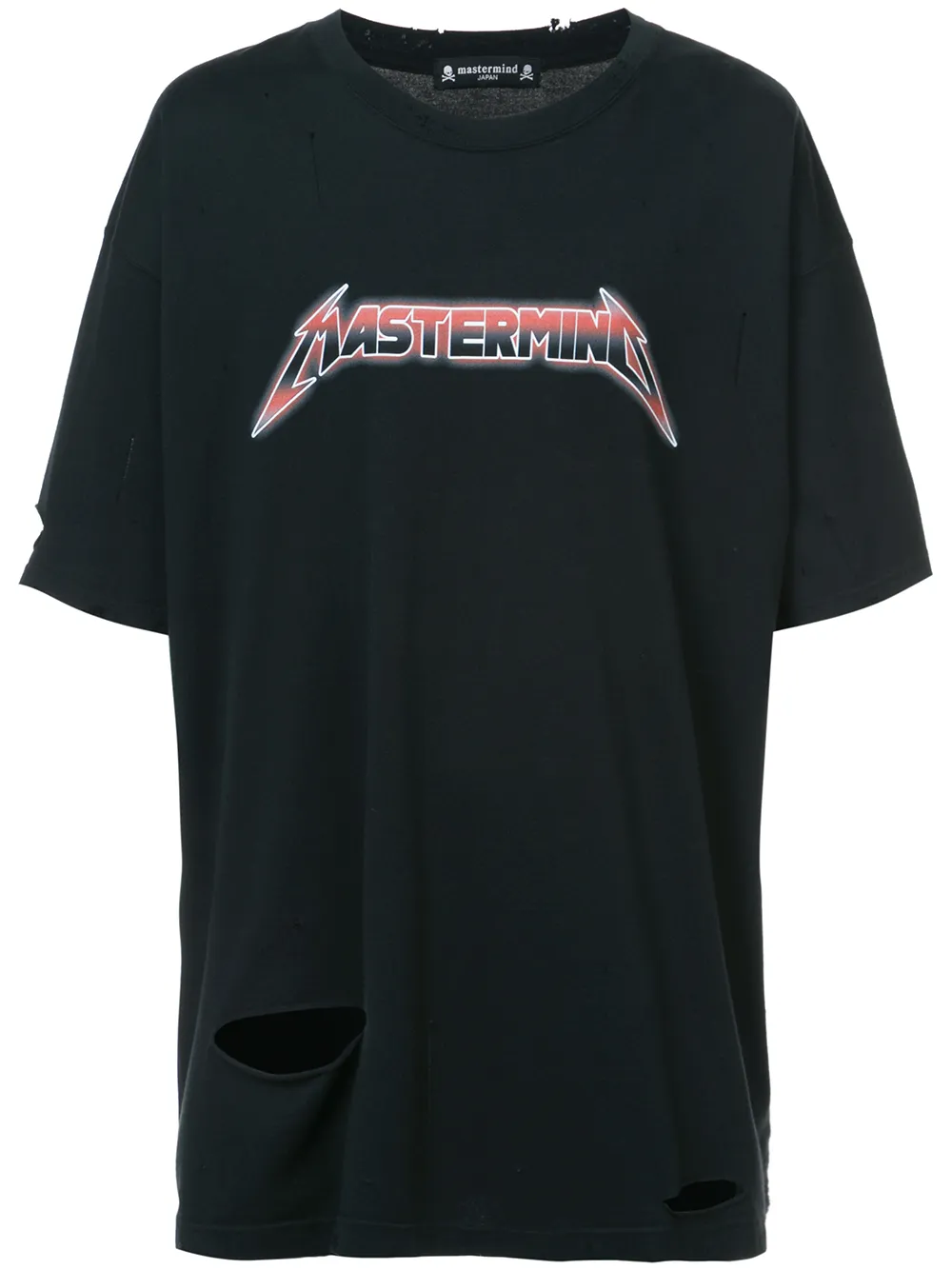 Mastermind Japan Oversized-T-Shirt mit Logo-Print - Schwarz
