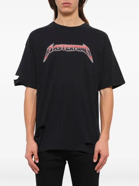 Mastermind Japan t-shirt oversize à logo et détails usés