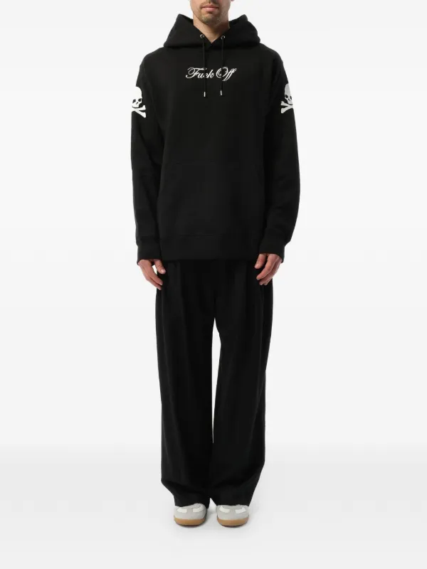 Mastermind Japan Fuck Off Hoodie | Black | FARFETCH