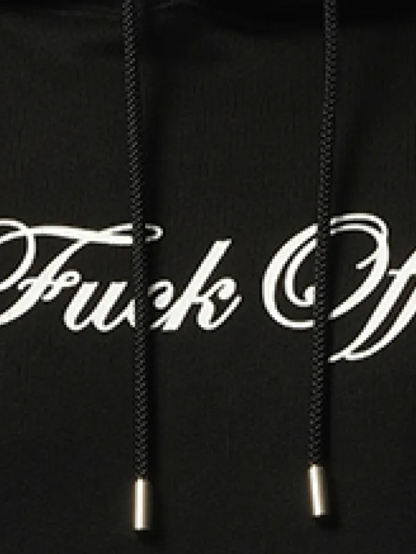 Mastermind Japan Fuck Off Hoodie | Black | FARFETCH