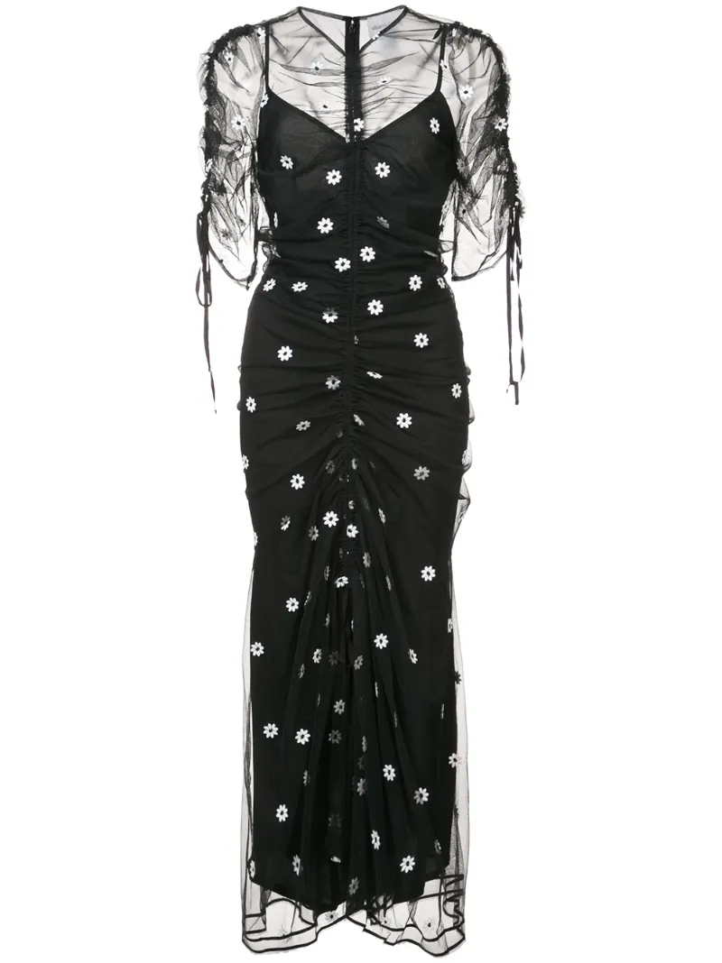 платье с вышитым узором в горох Alice Mccall