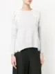 Onefifteen floral lace patch sweater