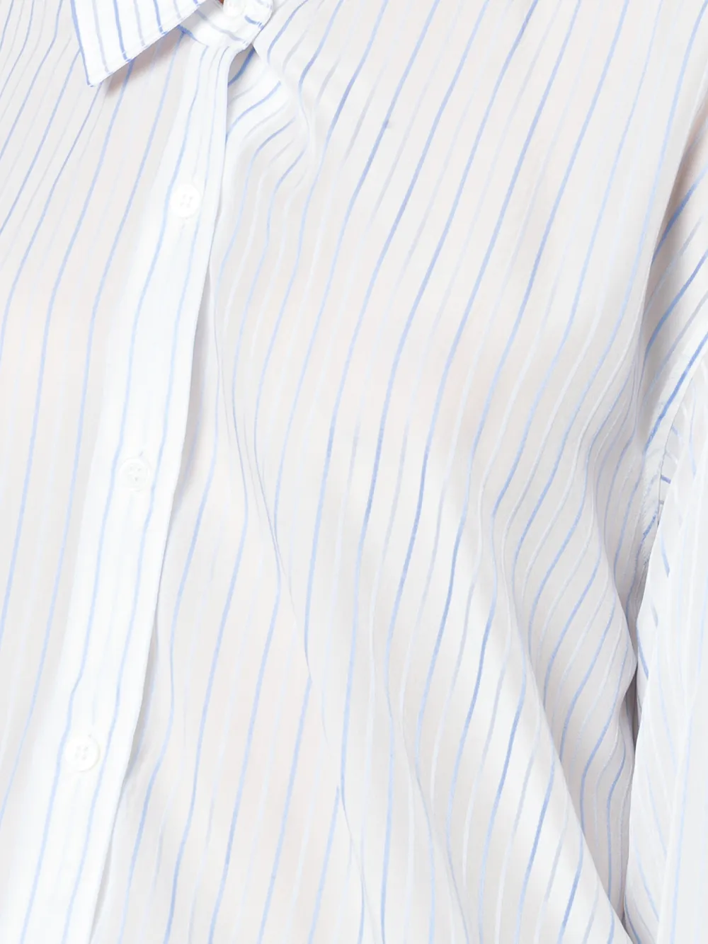 Balenciaga Getrokken Shirt Wit