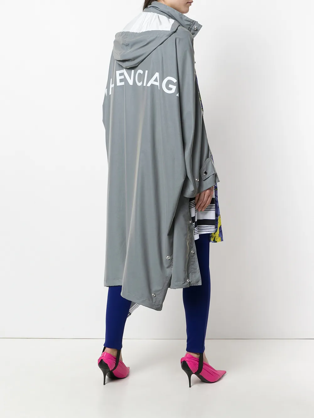 balenciaga opera raincoat