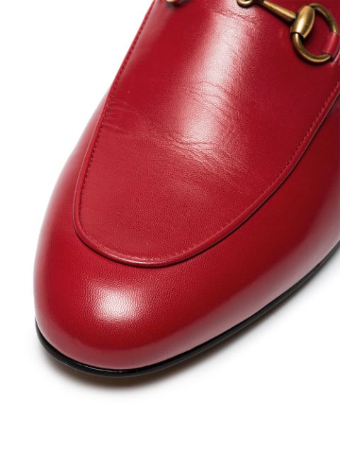 red gucci mules