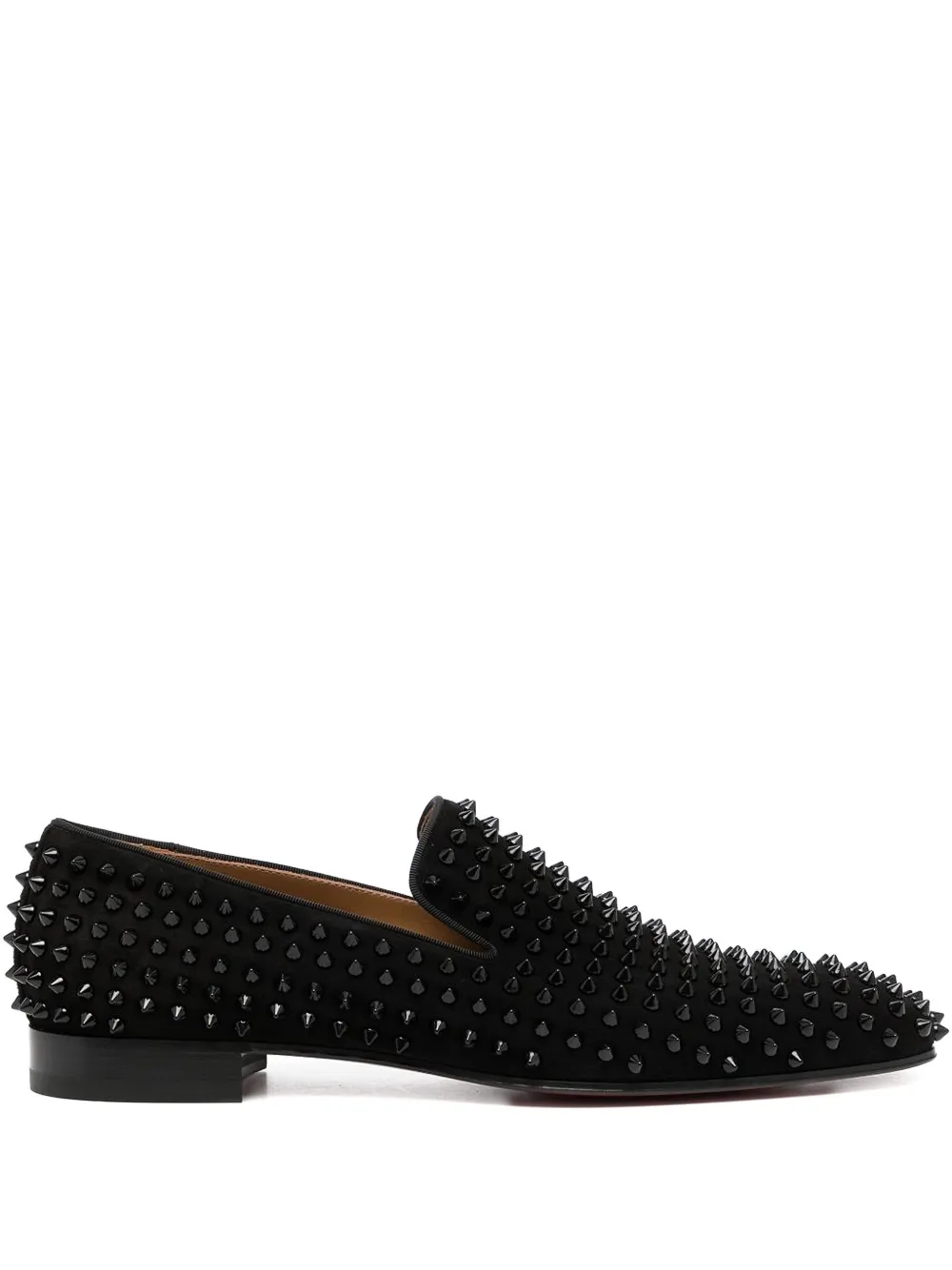 Christian Louboutin mocassins Dandelion à clous | noir | Image 1