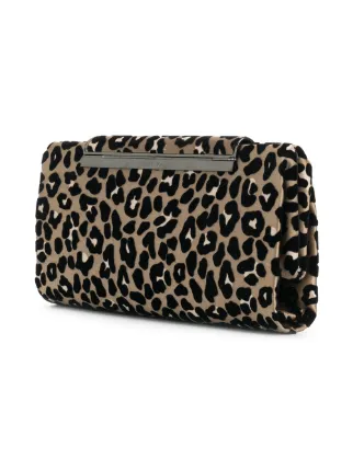 1 295 Jimmy Choo Leopard Print Clutch Bag Online Fast Jimmy Choo Leopard Print Clutch Bag