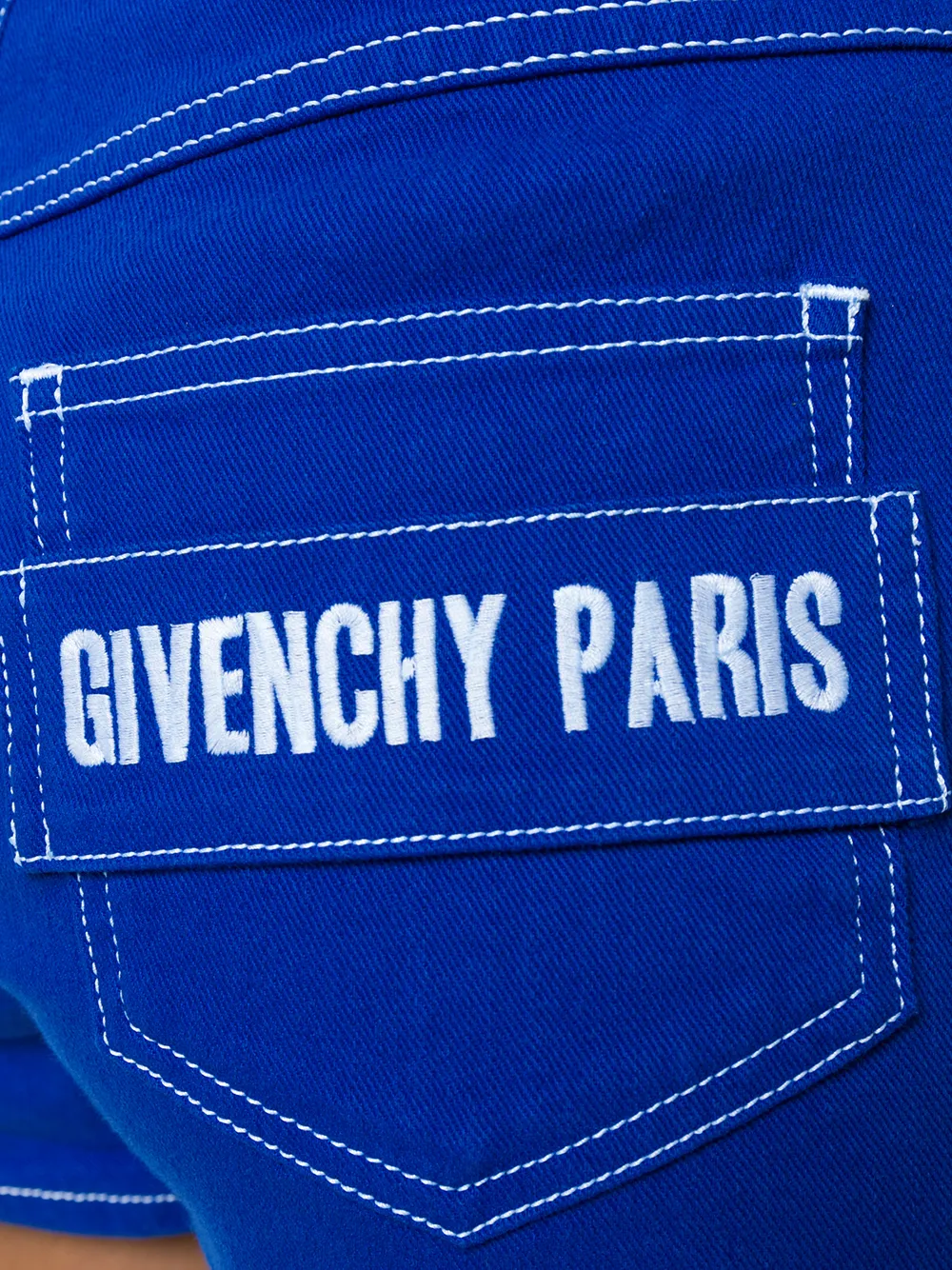 Givenchy skinny-fit shorts Blauw