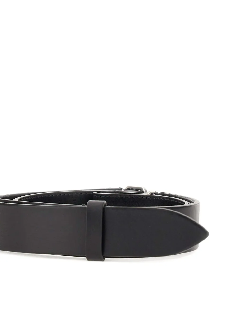 Orciani slim loop-fastening belt Zwart