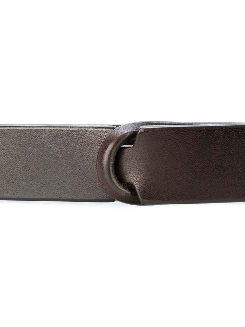 Orciani slim loop-fastening belt - Bruin