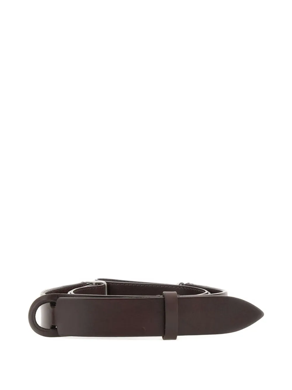 Orciani slim loop-fastening belt | marrón | Image 1