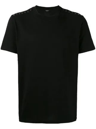 Valentino Garavani Rockstud Cotton T shirt Black FARFETCH IN