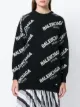 Balenciaga Jacquard Logo Ronde hals trui