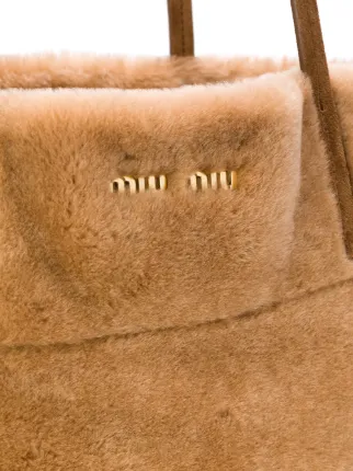 Miu Miu Fur Tote Miu Miu Fur Tote