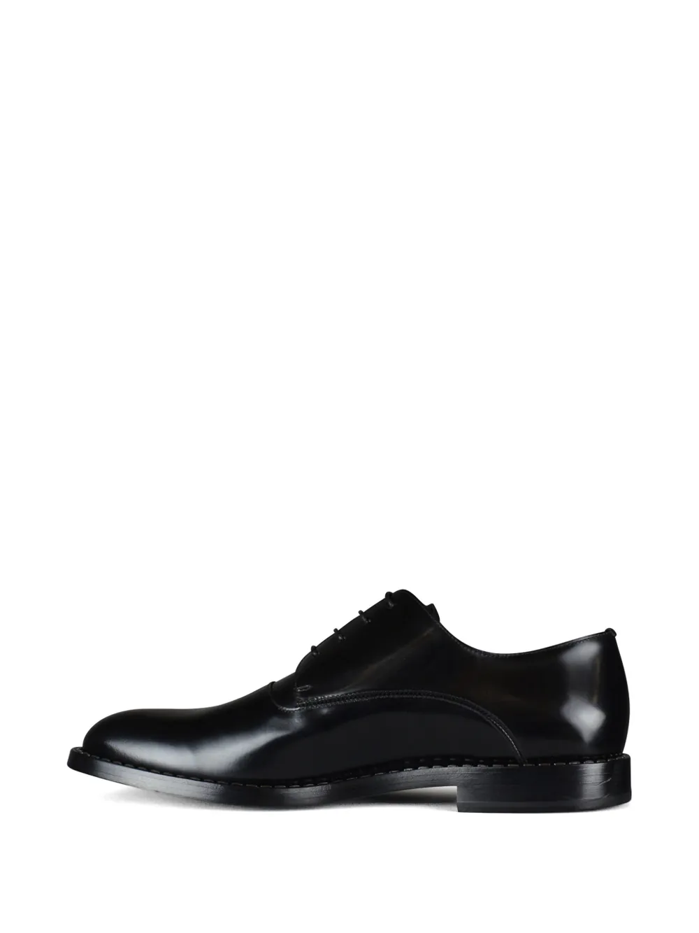 FENDI metallic trimschoenen van oxford Zwart