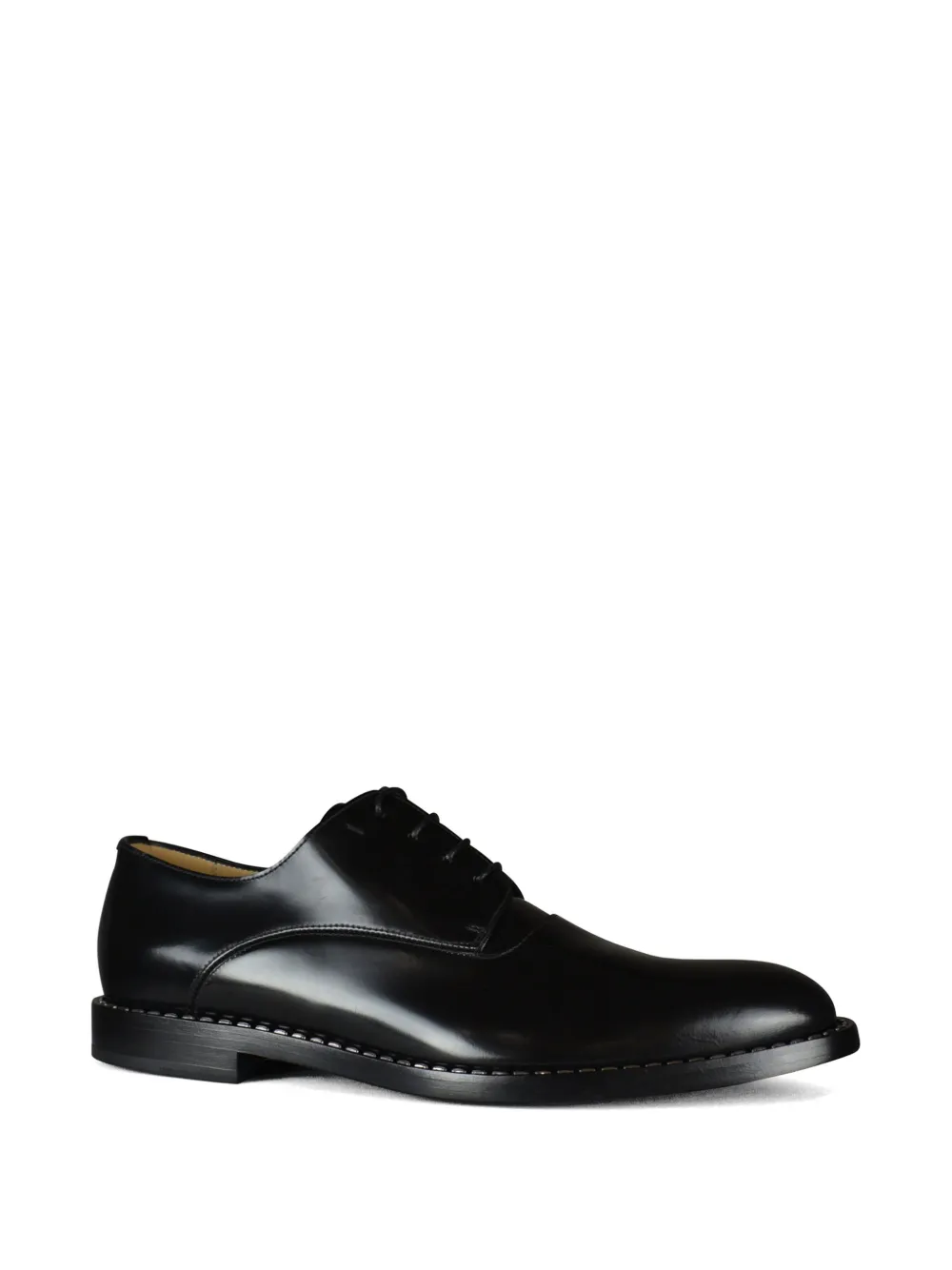 FENDI metallic trimschoenen van oxford Zwart