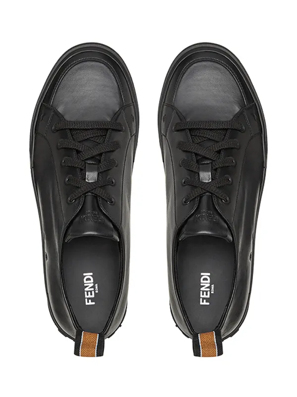 fendi lace up sneakers