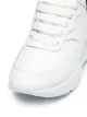 Alexander McQueen White And Black Runner leather sneakers