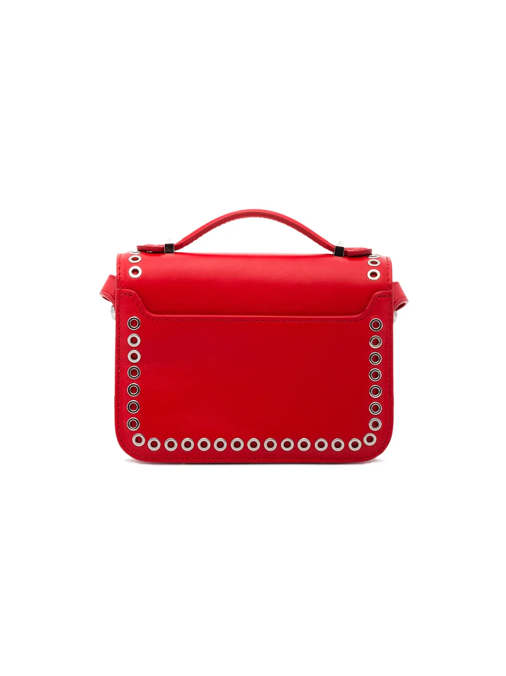  Alexander Mcqueen Mini Umhängetasche Mit ösen   Rot 