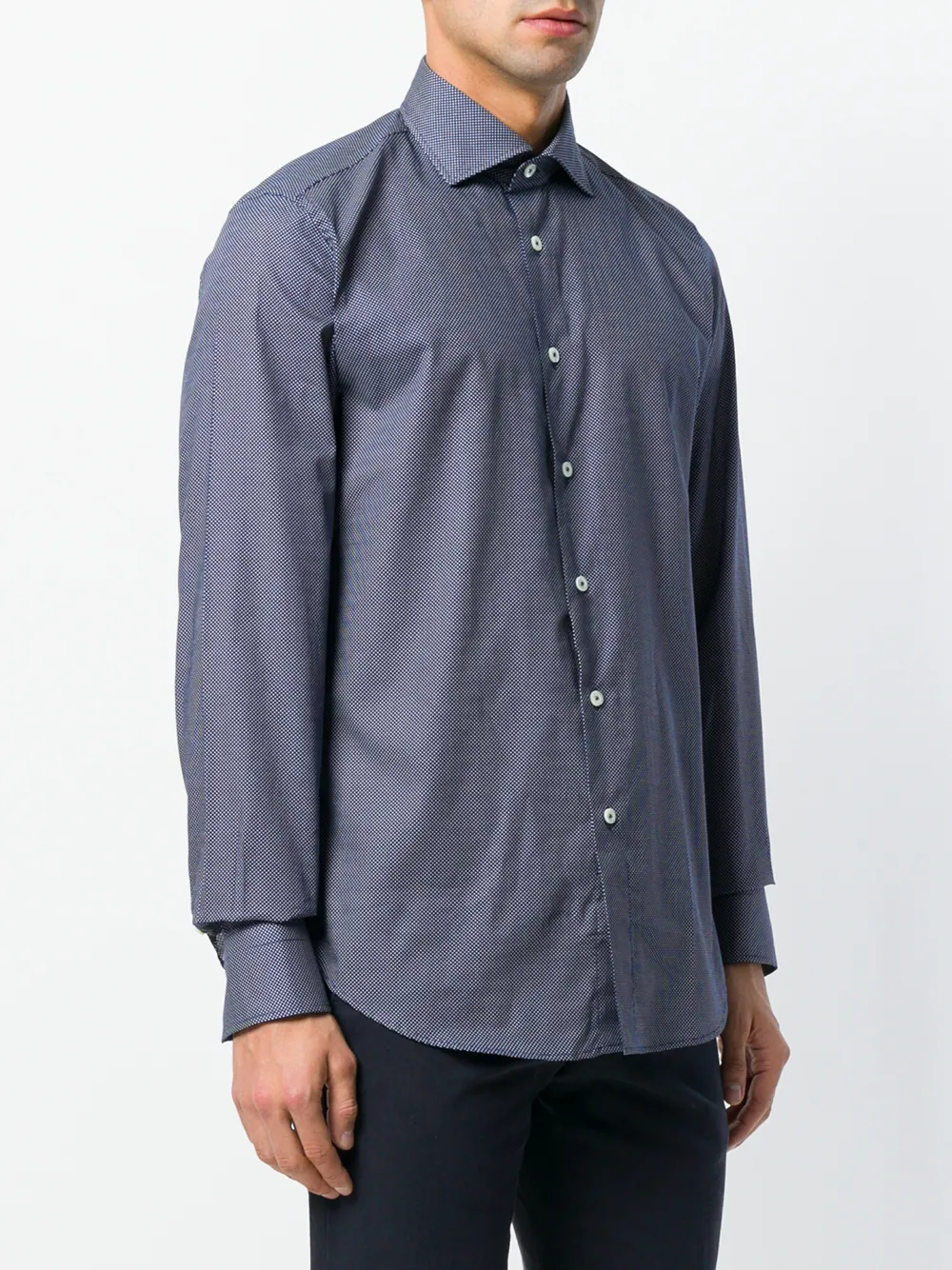 Dell'oglio dotted print shirt Blauw