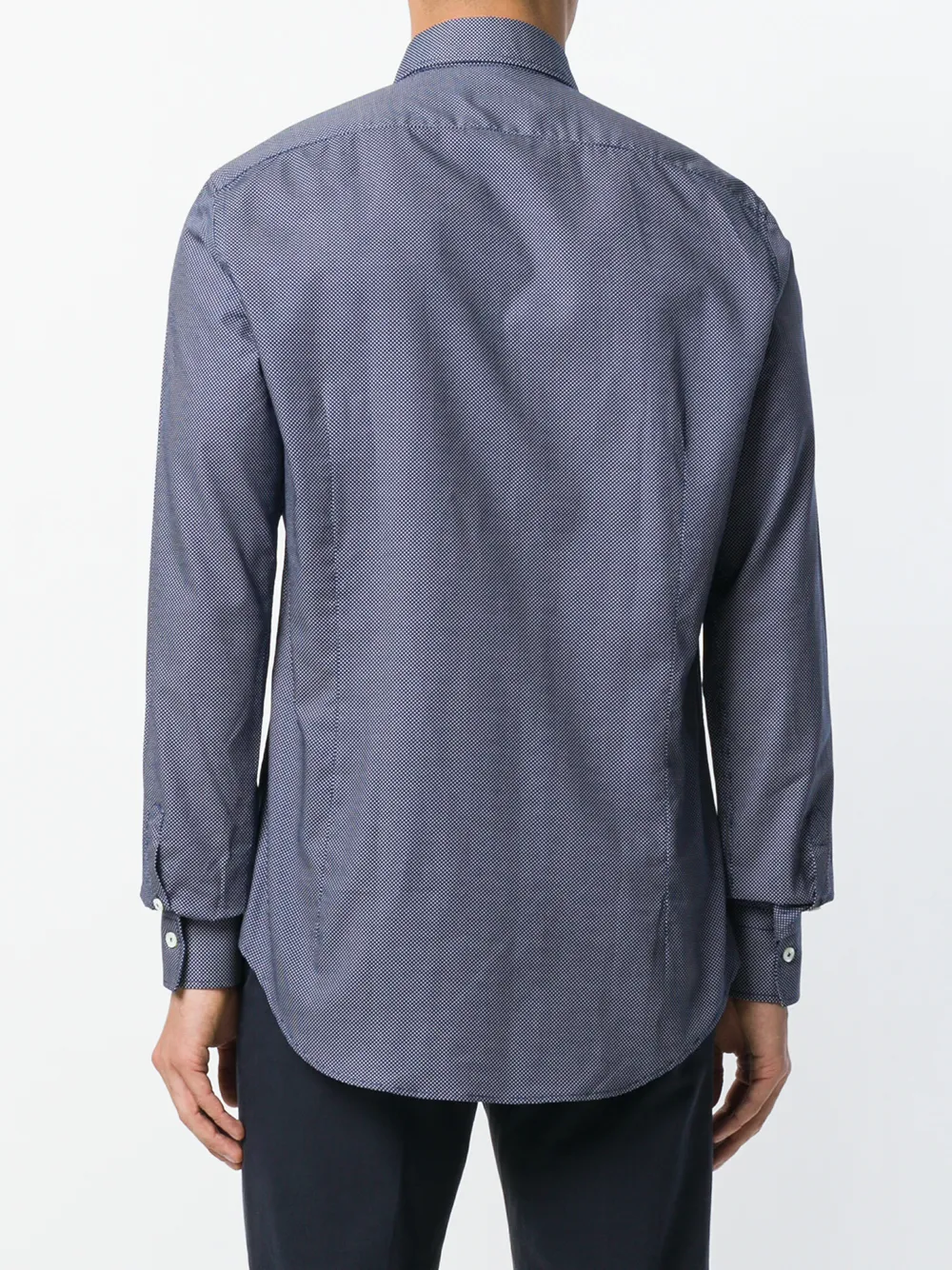 Dell'oglio dotted print shirt Blauw