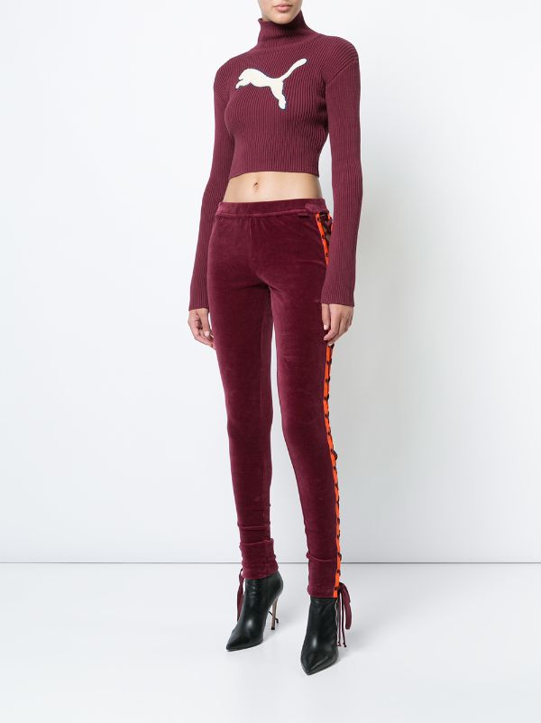 fenty lace up leggings