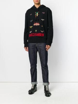 Gucci Gucci Garden Embroidered Hoodie $2,200 - Buy Online AW17 - Quick ...