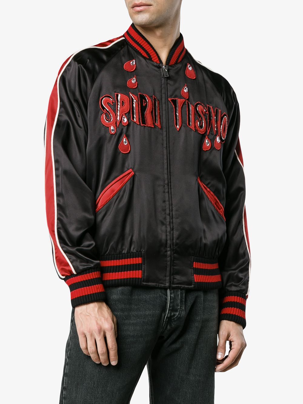 Gucci Spiritismo Silk Bomber Jacket - Farfetch