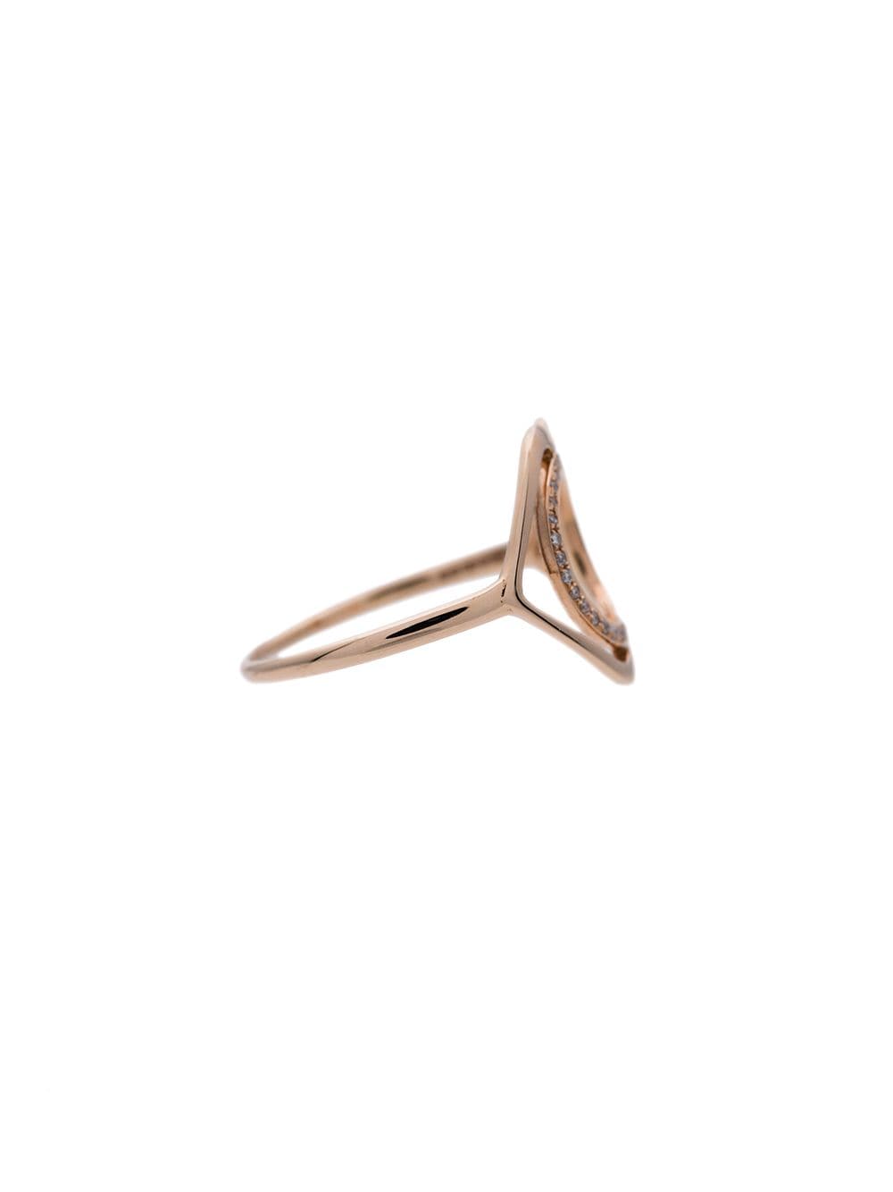 фото Tinyom 18K rose gold diamond studded ring