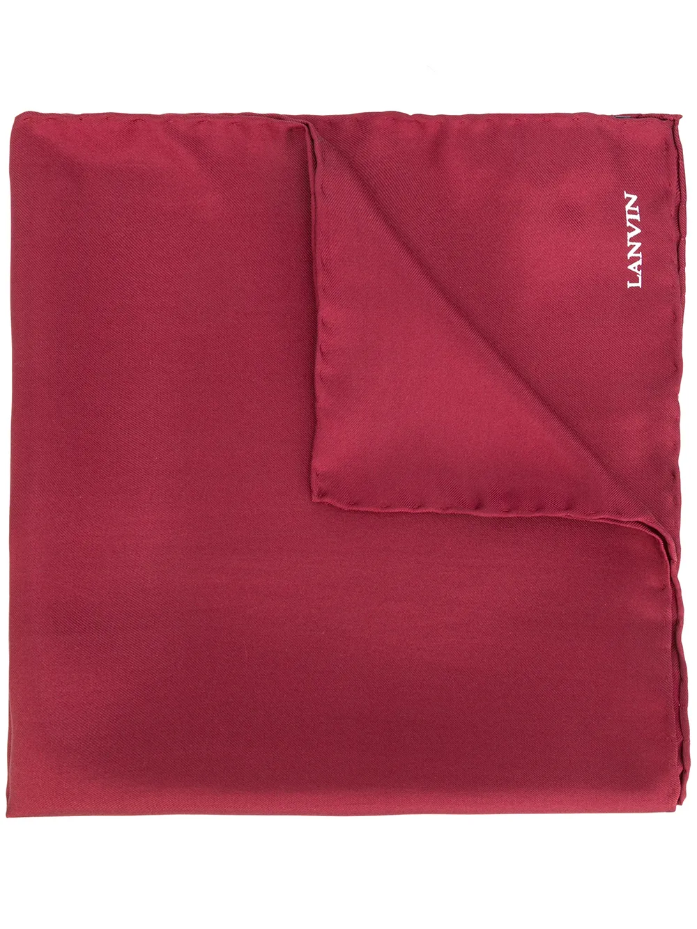 

Lanvin classic pocket square - Rojo